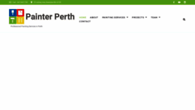 What Painterperth.com website looked like in 2023 (1 year ago)