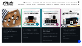 What Platinumskincare.com website looked like in 2023 (1 year ago)