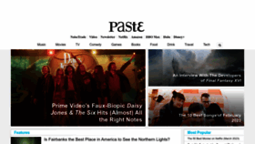 What Pastemagazine.com website looked like in 2023 (1 year ago)