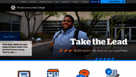 What Pima.edu website looked like in 2023 (1 year ago)