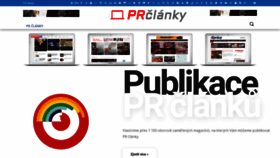What Pr-clanky.net website looked like in 2023 (1 year ago)