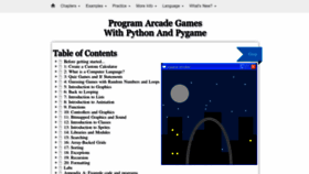 What Programarcadegames.com website looked like in 2023 (1 year ago)