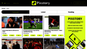 What Pixstory.com website looked like in 2023 (1 year ago)