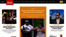 What Primerahora.com website looked like in 2023 (2 years ago)