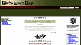 What Poetryloverspage.com website looked like in 2023 (2 years ago)