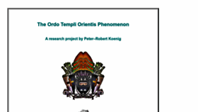 What Parareligion.ch website looked like in 2023 (1 year ago)
