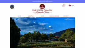 What Pinelavenderfarm.com website looked like in 2023 (1 year ago)