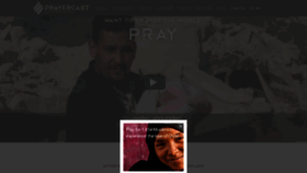 What Prayercast.com website looked like in 2023 (1 year ago)