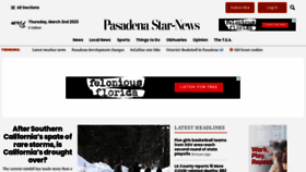 What Pasadenastarnews.com website looked like in 2023 (1 year ago)