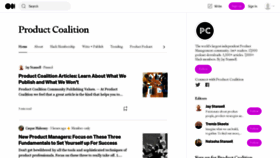 What Productcoalition.com website looked like in 2023 (1 year ago)