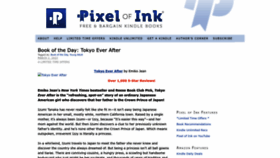 What Pixelofink.com website looked like in 2023 (1 year ago)