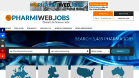What Pharmiweb.jobs website looked like in 2023 (1 year ago)