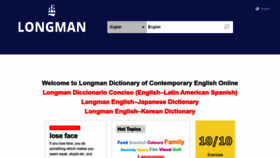 What Pearsonlongman.com website looked like in 2023 (1 year ago)