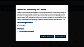 What Polizei.de website looked like in 2023 (1 year ago)