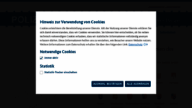 What Polizei.de website looked like in 2023 (2 years ago)