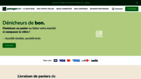 What Potagercity.fr website looked like in 2023 (1 year ago)