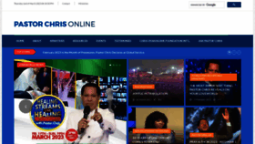 What Pastorchrisonline.org website looked like in 2023 (1 year ago)