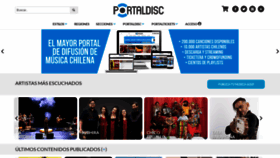 What Portaldisc.com website looked like in 2023 (1 year ago)