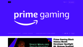 What Primegaming.blog website looked like in 2023 (1 year ago)