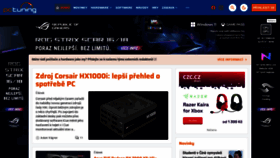 What Pctuning.cz website looked like in 2023 (1 year ago)