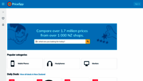 What Pricespy.co.nz website looked like in 2023 (1 year ago)
