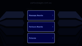 What Parlourpages.com.au website looked like in 2023 (1 year ago)