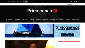 What Primocanale.it website looked like in 2023 (1 year ago)
