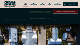 What Pioneermuseum.net website looked like in 2023 (1 year ago)