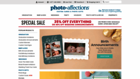What Photoaffections.com website looked like in 2023 (1 year ago)