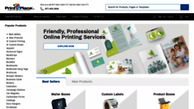 What Printplace.com website looked like in 2023 (1 year ago)