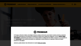 What Prosegur.com website looked like in 2023 (1 year ago)