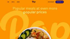 What Popmeals.com.my website looked like in 2023 (1 year ago)