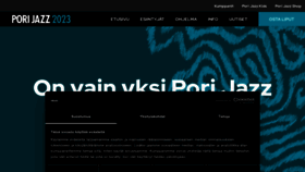 What Porijazz.fi website looked like in 2023 (1 year ago)