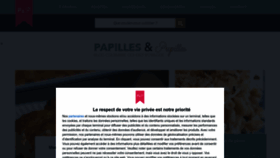 What Papillesetpupilles.fr website looked like in 2023 (1 year ago)