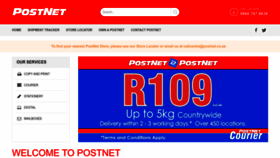 What Postnet.co.za website looked like in 2023 (1 year ago)