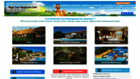 What Pour-les-vacances.com website looked like in 2023 (1 year ago)