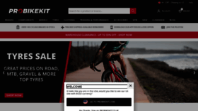 What Probikekit.co.uk website looked like in 2023 (1 year ago)