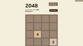 What Play2048.co website looked like in 2023 (2 years ago)