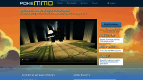 What Pokemmo.eu website looked like in 2023 (1 year ago)
