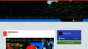 What Pixelmonmod.com website looked like in 2023 (1 year ago)