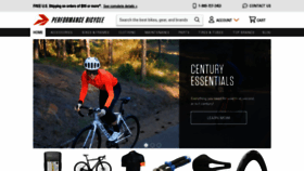 What Performancebike.com website looked like in 2023 (1 year ago)