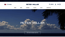 What Petermillar.com website looked like in 2023 (1 year ago)
