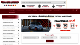 What Piecesanspermis.fr website looked like in 2023 (1 year ago)