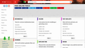 What Pinetools.com website looked like in 2023 (2 years ago)