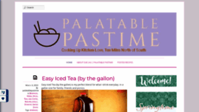 What Palatablepastime.com website looked like in 2023 (1 year ago)