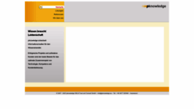 What Pknowledge.eu website looked like in 2023 (1 year ago)