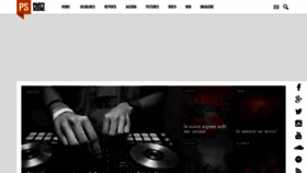 What Partyscene.nl website looked like in 2023 (1 year ago)