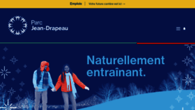 What Parcjeandrapeau.com website looked like in 2023 (1 year ago)