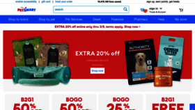 What Pets.com website looked like in 2023 (1 year ago)