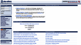 What Php-editors.com website looked like in 2023 (1 year ago)
